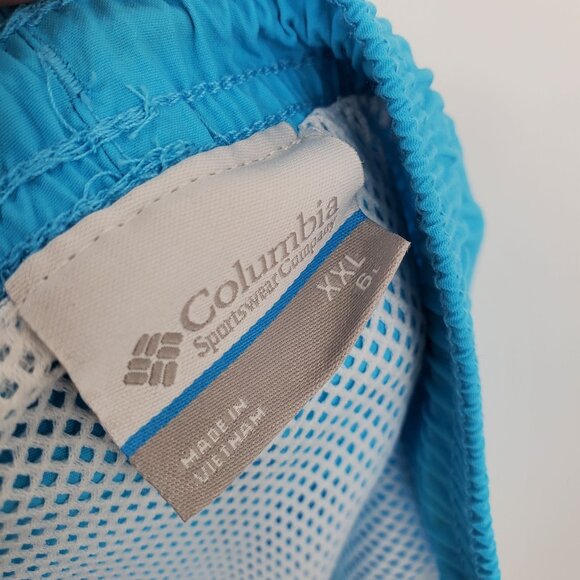 Columbia PFG Backcast Men's Blue Swim Trunk Bathing Suit Bottom Shorts XXL x 6" - Picture 3 of 8